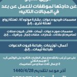 فريق منجز يعلن وظائف عن بعد